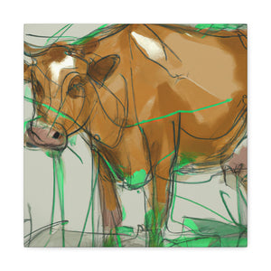 "Jersey Cow Serenity" - Canvas