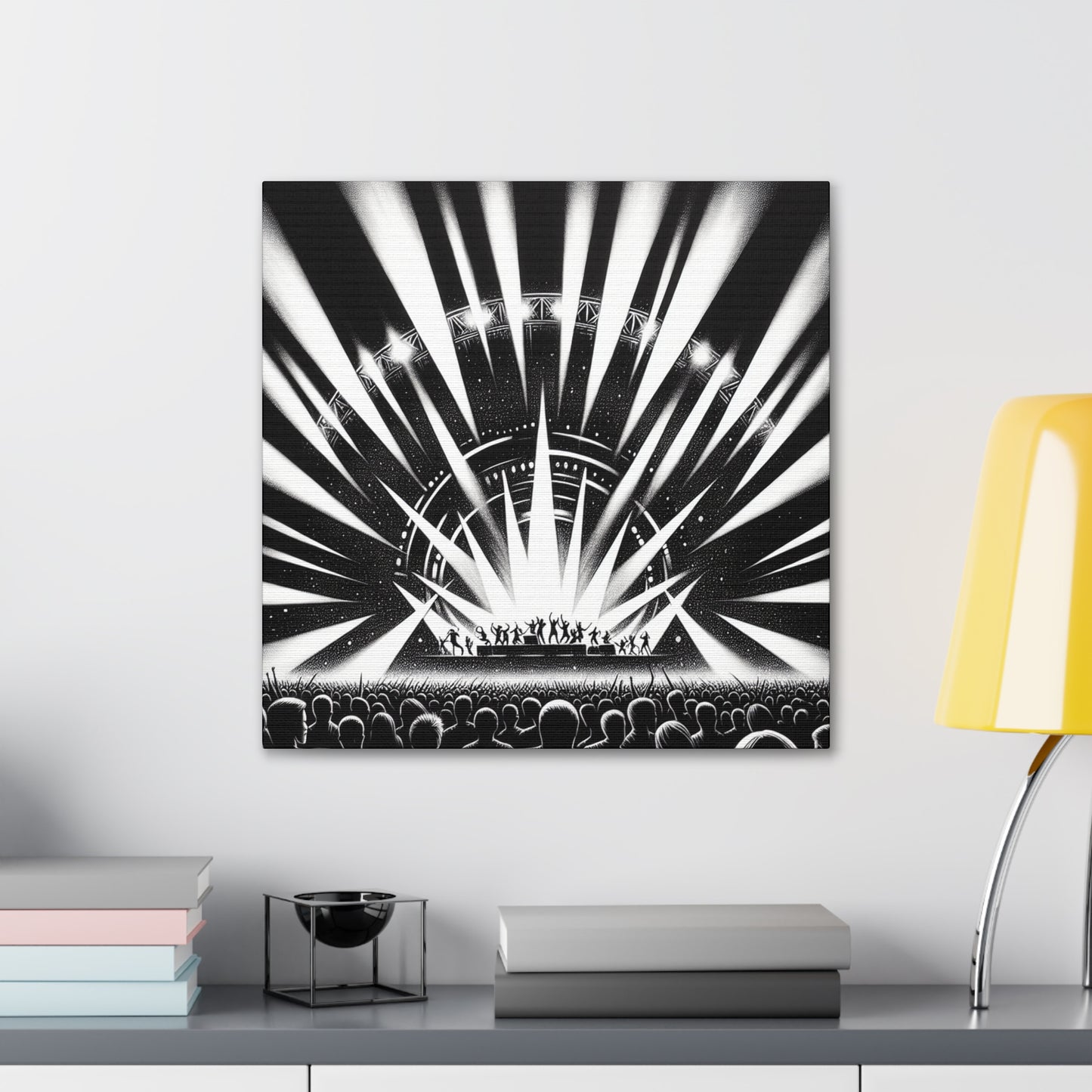 "Ecstatic Nightfall Symphony" - Canvas