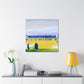 "Serene Hayfield Dreamscape" - Canvas