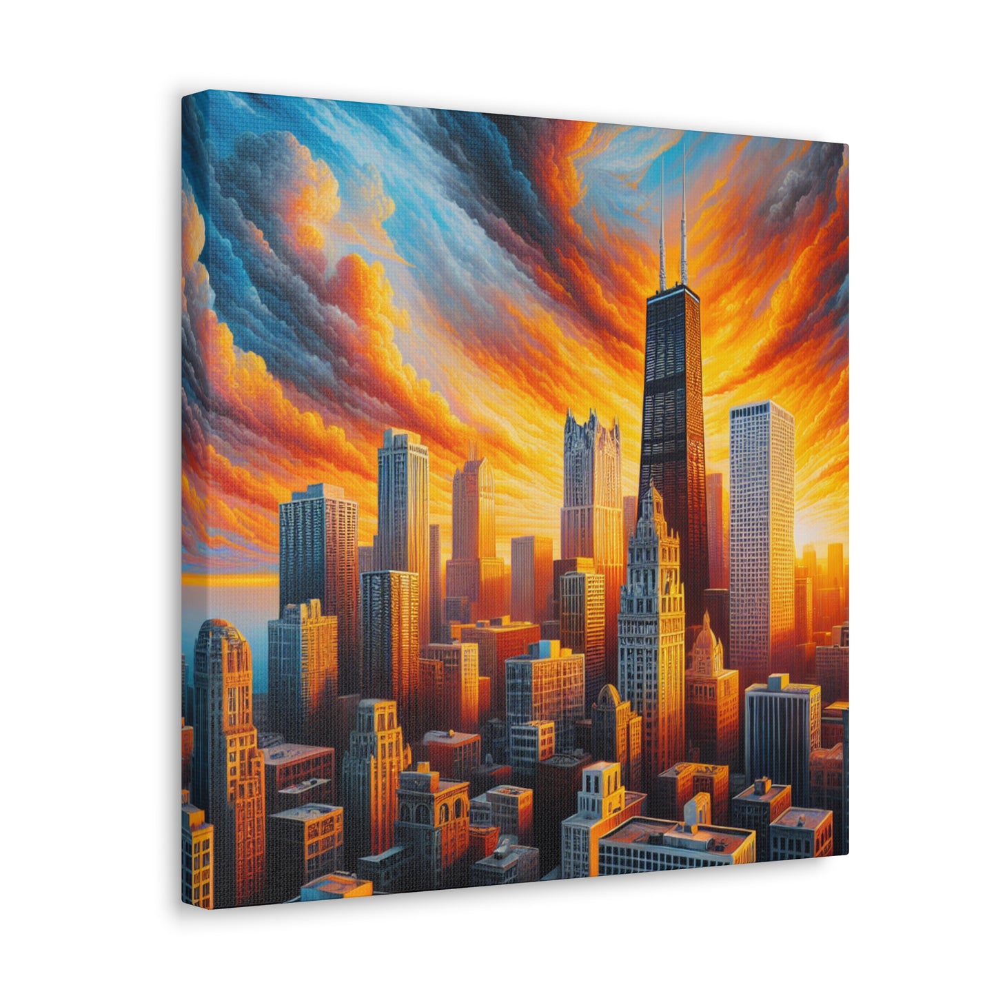 Midwest Metropolis Mural - Canvas