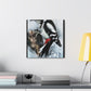 Downy Woodpecker Wonderland - Canvas