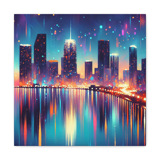 Art Deco Miami Dreams - Canvas