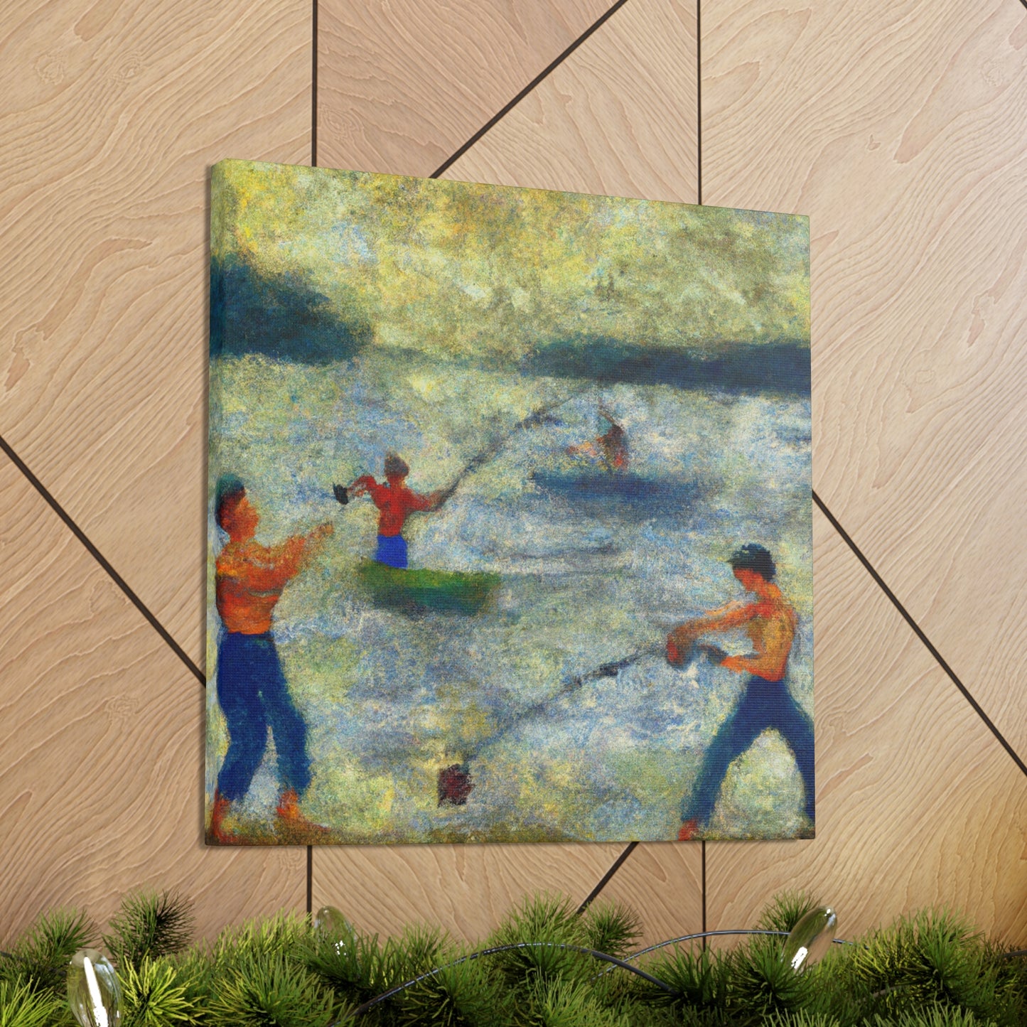 Fishing on the Banks - Canvas