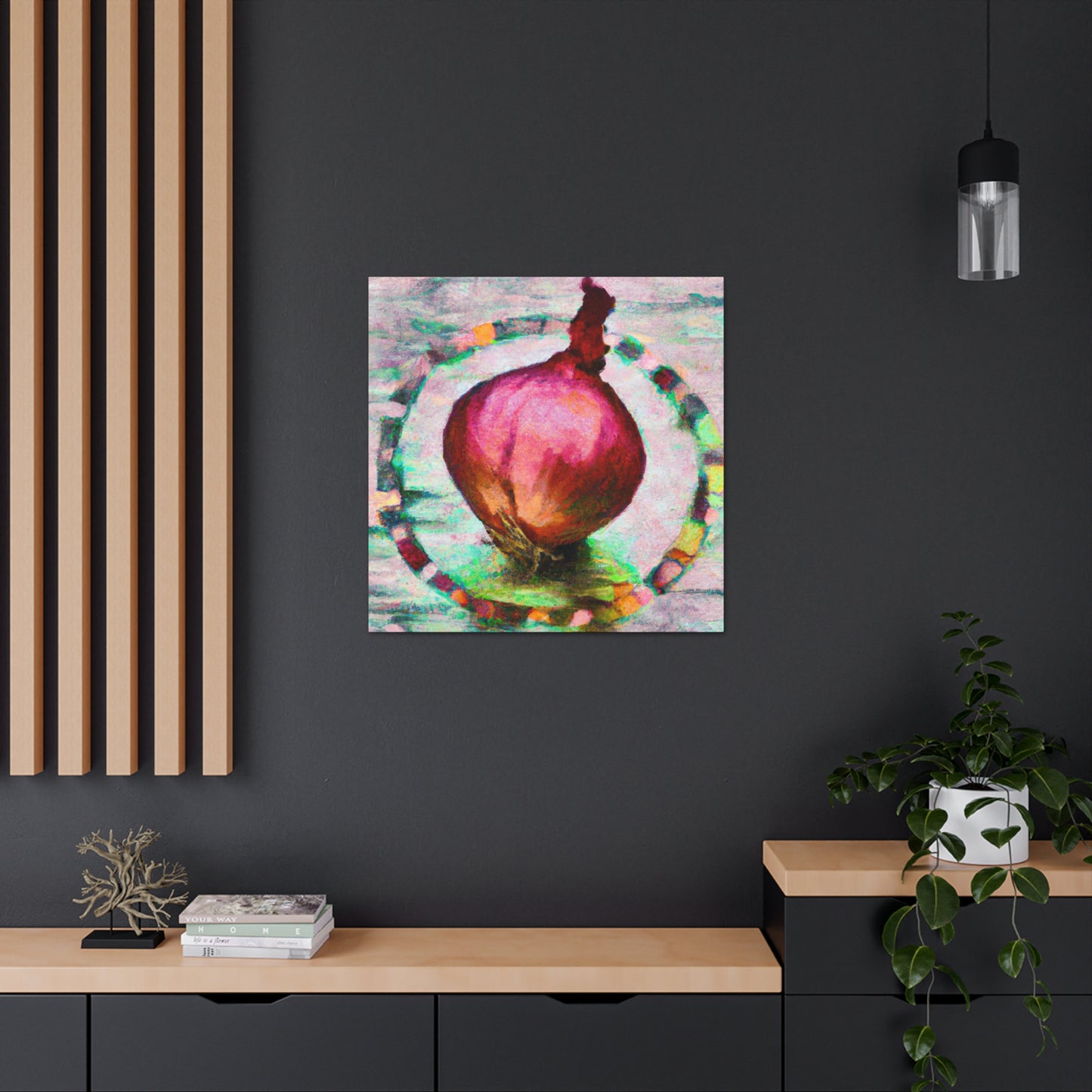 Delectable Onion Delight - Canvas