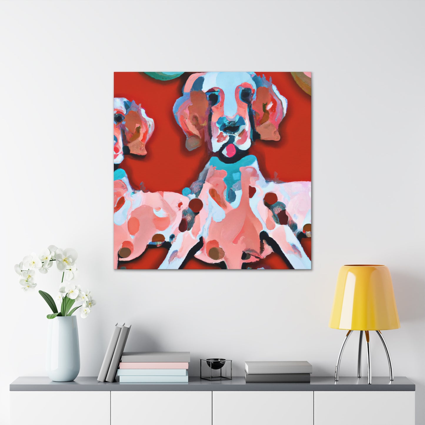 "Irish Setter Symphonies" - Canvas