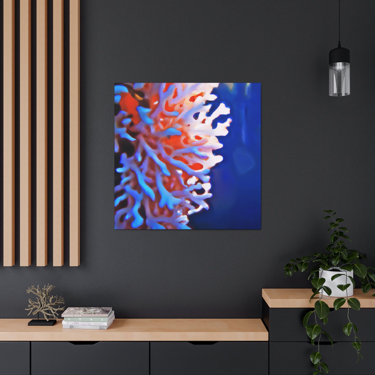 Coral Underwater Splendor - Canvas