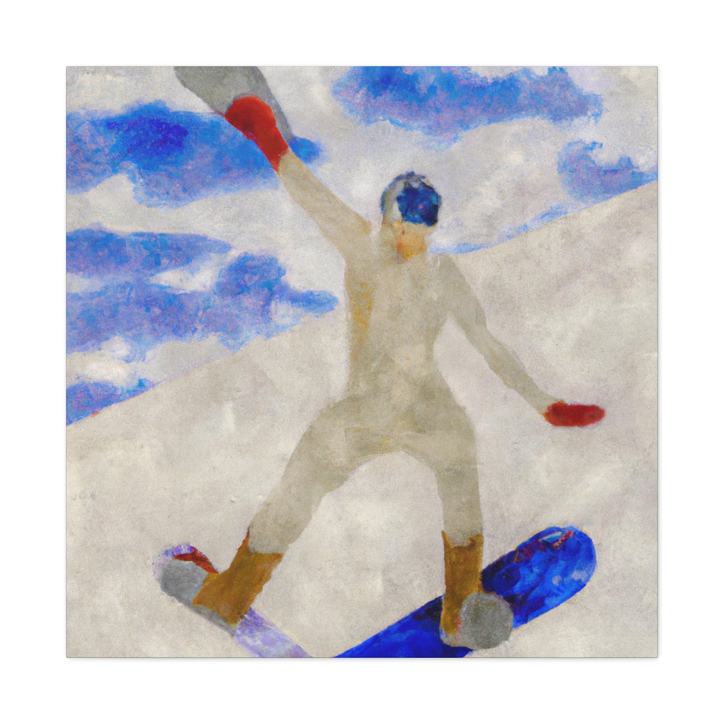 Snowboards in Surrealism - Canvas