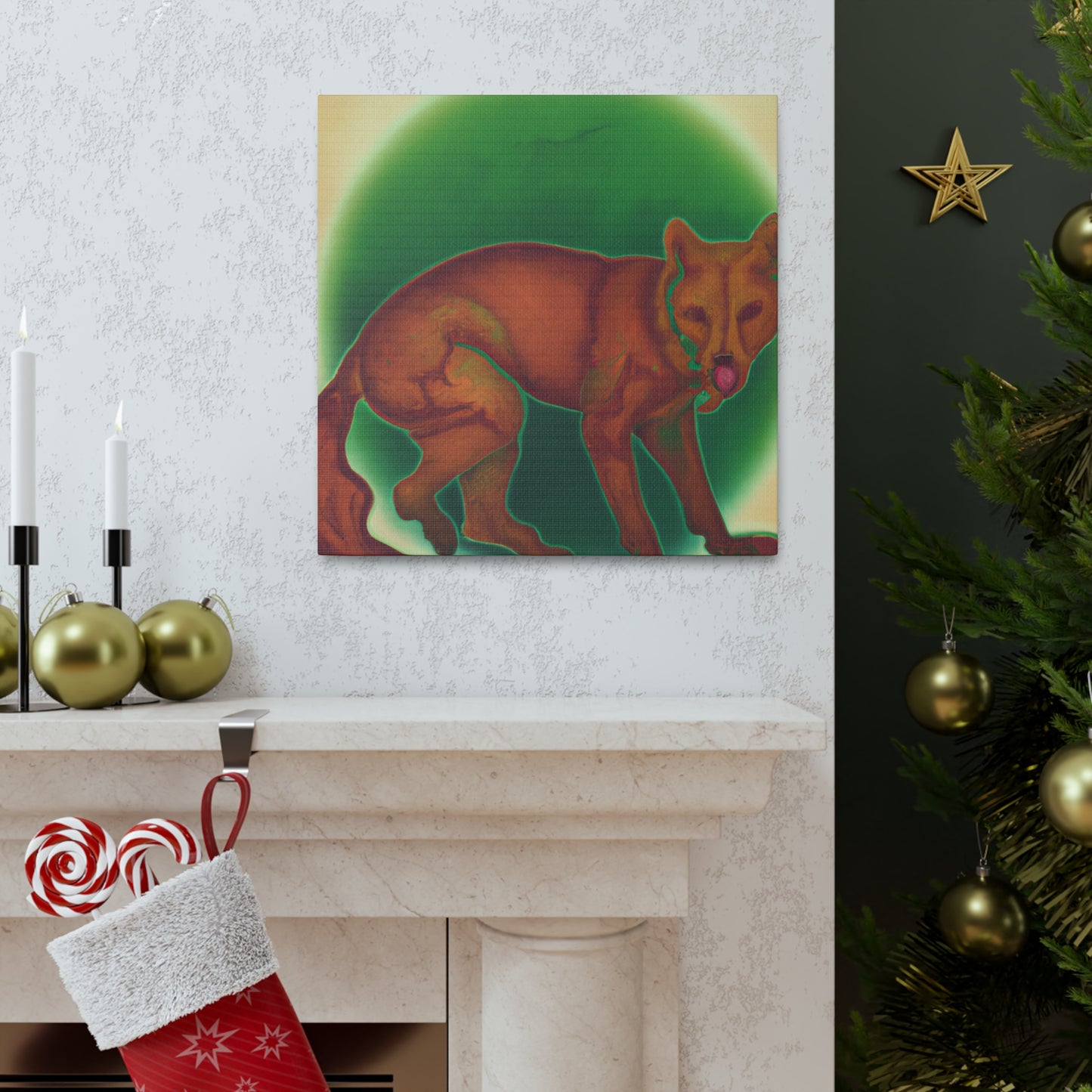 "The Majestic Dhole" - Canvas