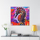 Seahorse in Impressionism - Canvas