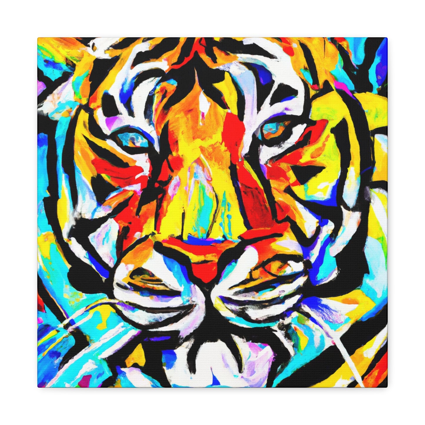 "Tiger in Art Deco" - Canvas