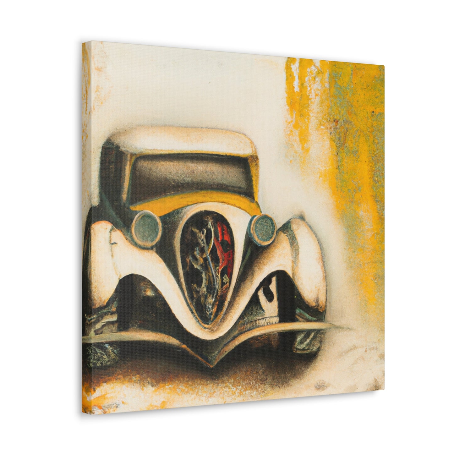 "Automobile in Art Nouveau" - Canvas