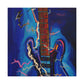 Electric Guitar Shimmering - Canvas