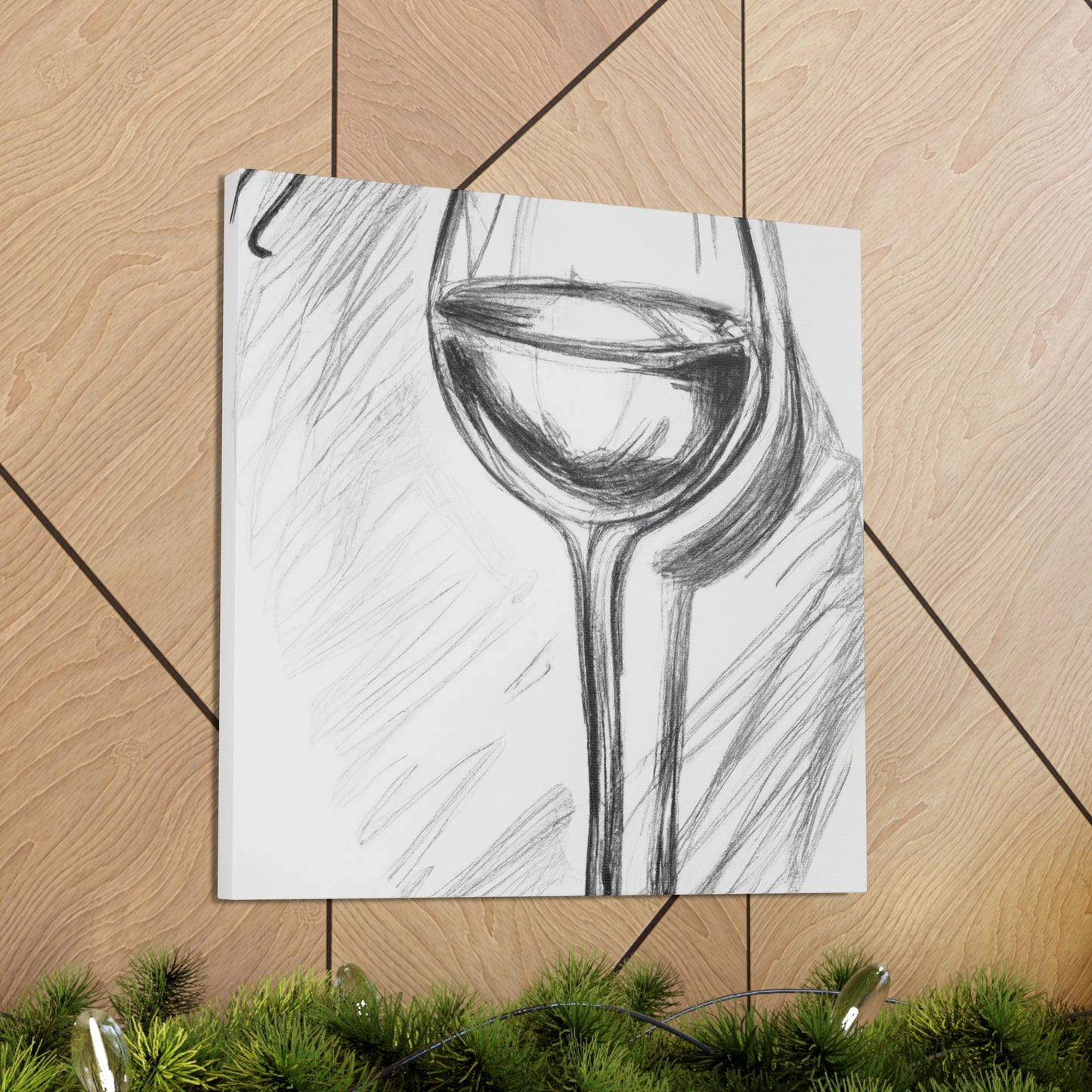 "Wine Glass Splendor" - Canvas