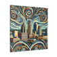 "Texas Tapestry: San Antonio" - Canvas