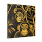 Chimpanzee in Rococo - Canvas