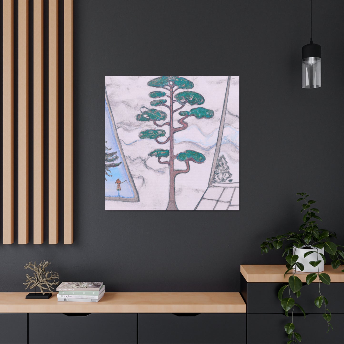 "Pine Tree in Dreams" - Canvas