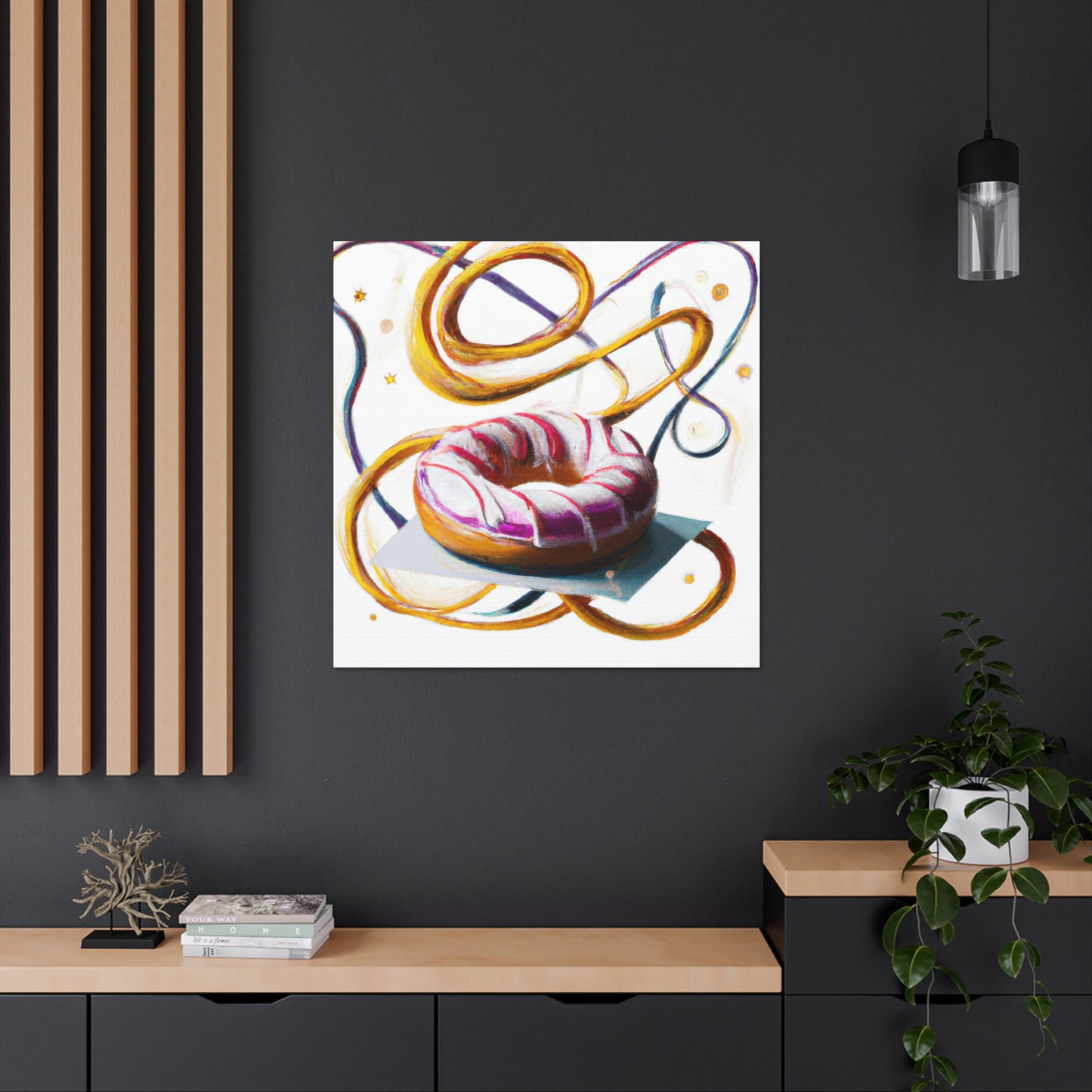 "Doughnut Rococo Dream" - Canvas