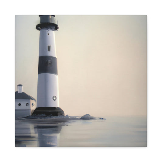 "The Beacon Lighthouse Scene" - Canvas