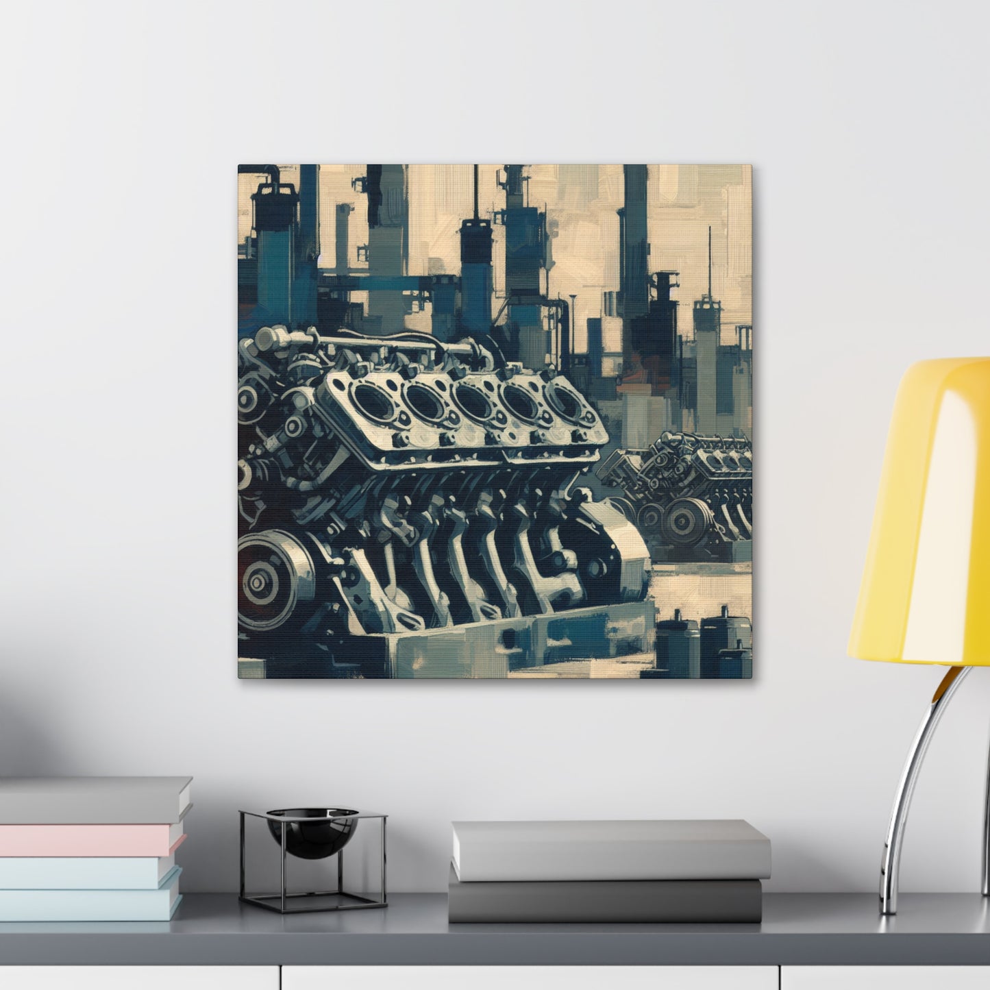 "Mechanical Symphony Unleashed" - Canvas