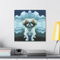 "Pekingese in Wonderland" - Canvas