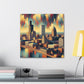 "Urban Echoes Unleashed" - Canvas