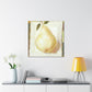 Pear in Soft Hues. - Canvas