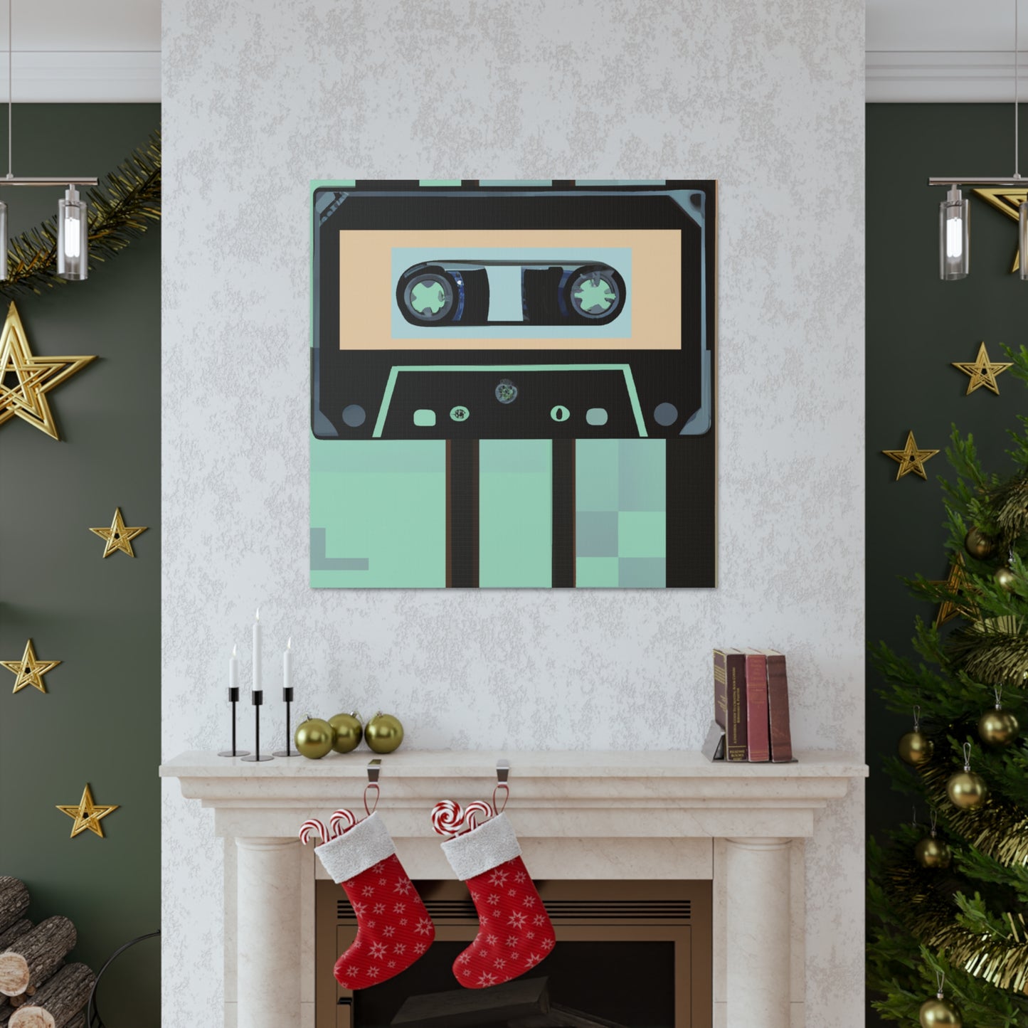 "Cassette Tape Renaissance" - Canvas