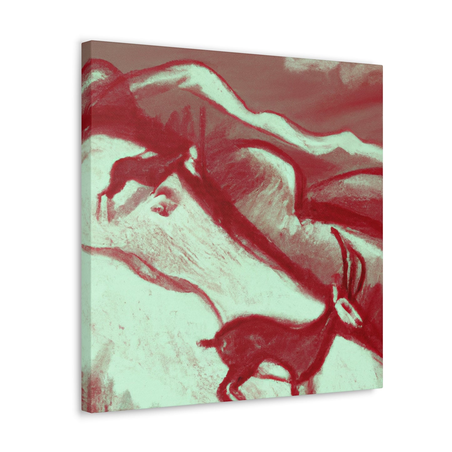 Chamois in the Alps - Canvas