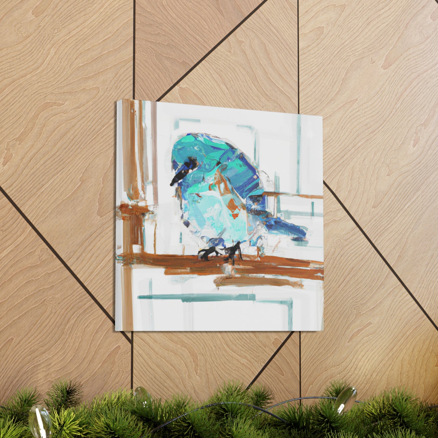 Bluebird in Expressionism - Canvas