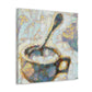 "Coffee Cup Impressionism" - Canvas