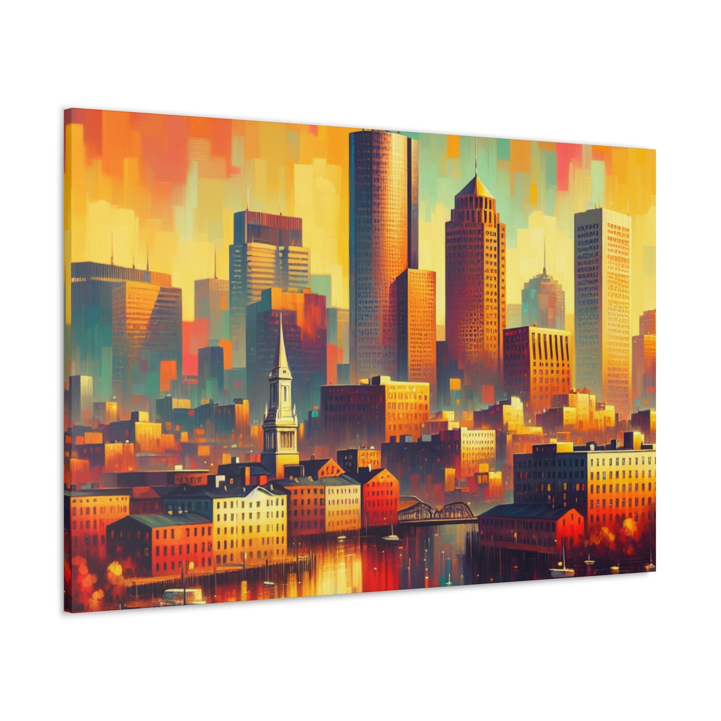 "Eternal Echoes of Boston" - Canvas