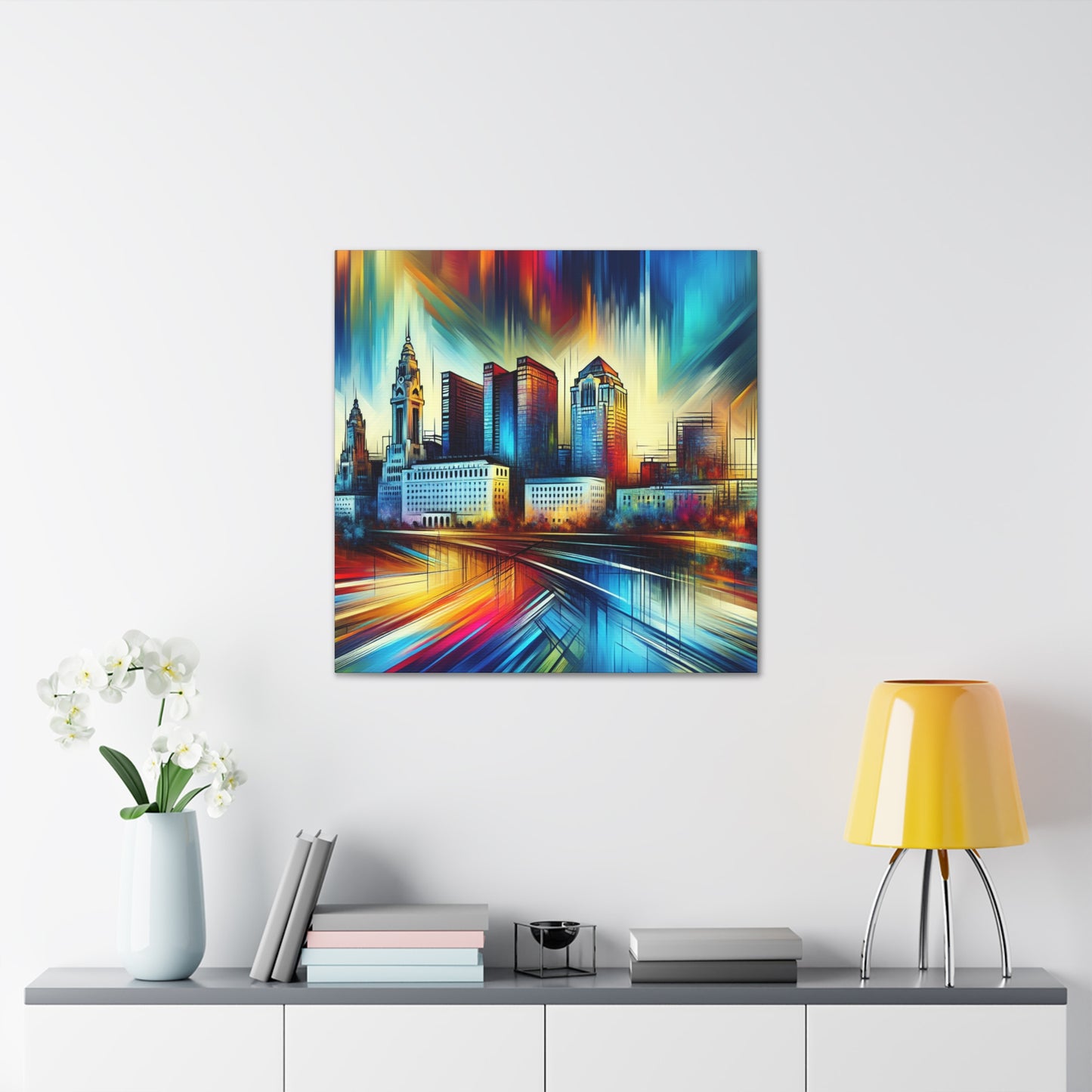 "Columbus: A Tranquil Discovery" - Canvas