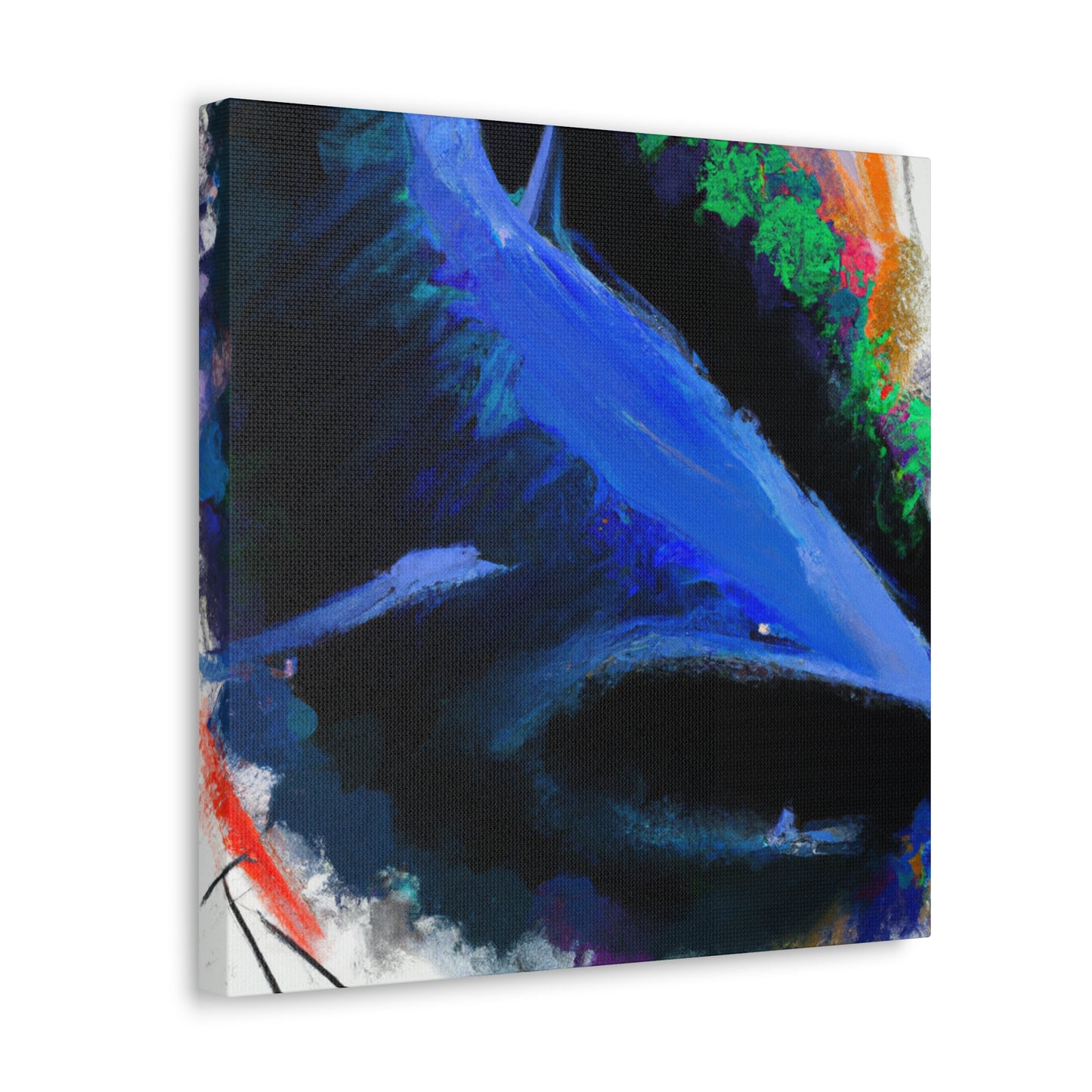 "Shark In Turbulence" - Canvas