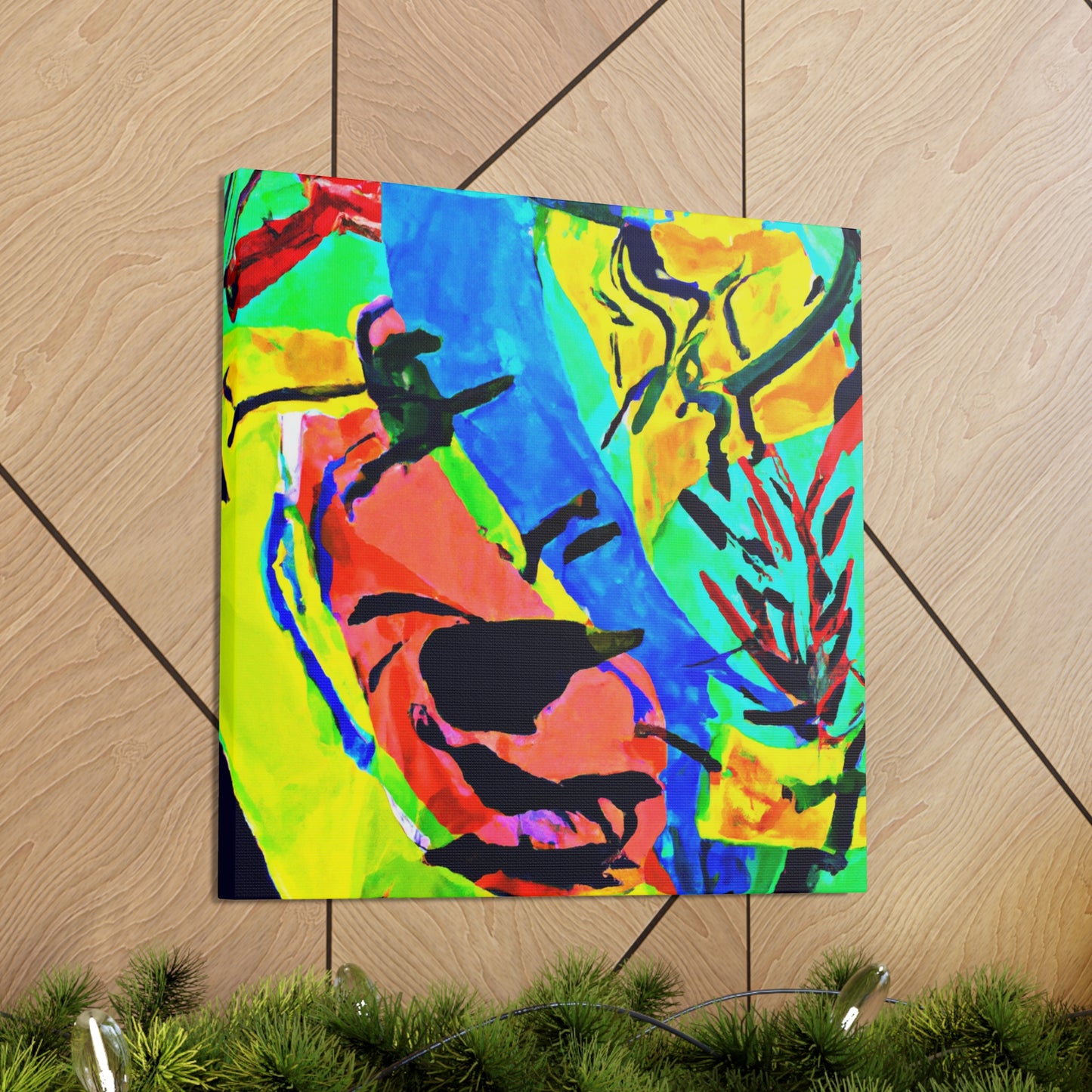 "Revived Roaring Flame" - Canvas