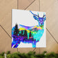 "Deer in Pop Art." - Canvas