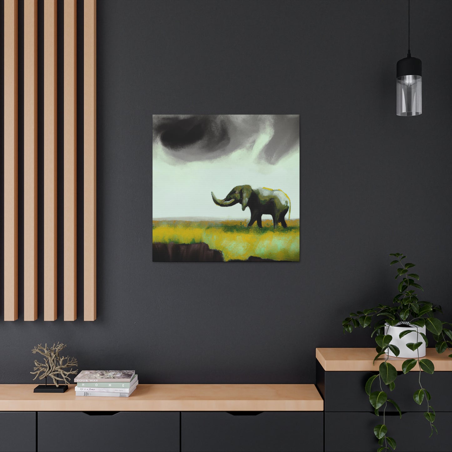 Elephant's Surreal Dream - Canvas