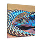 "Blue Tongued Skink Bliss" - Canvas