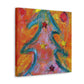 Christmas Tree Wonderment - Canvas