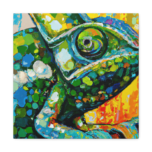 Veiled Chameleon Dreaming - Canvas