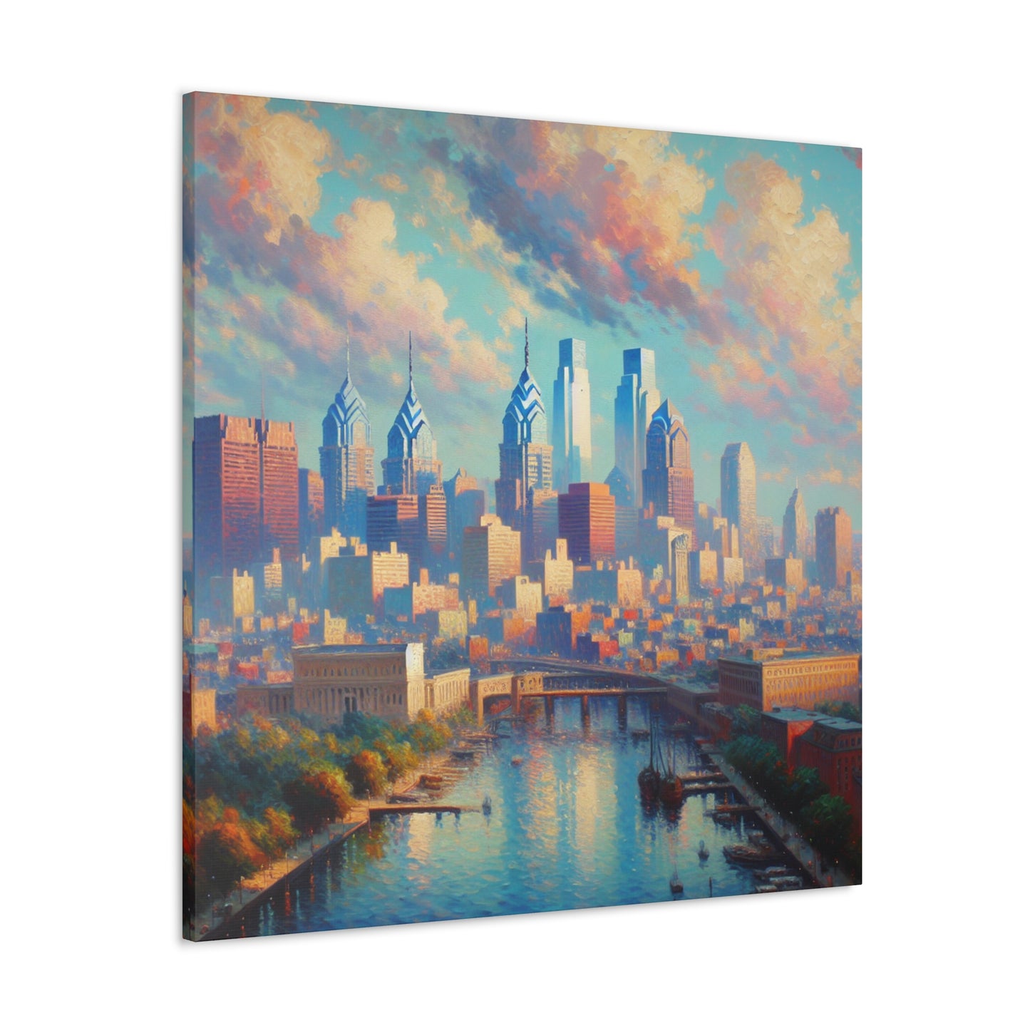 "City Mosaic Unveiled" - Canvas