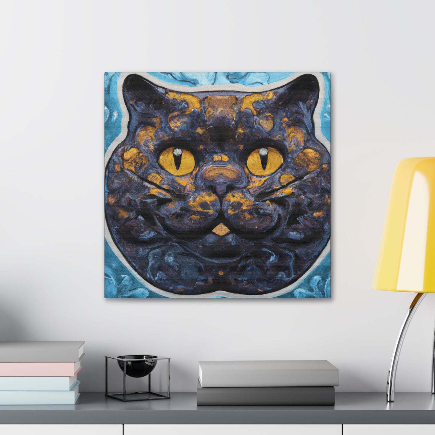 Curious British Shorthair - Canvas