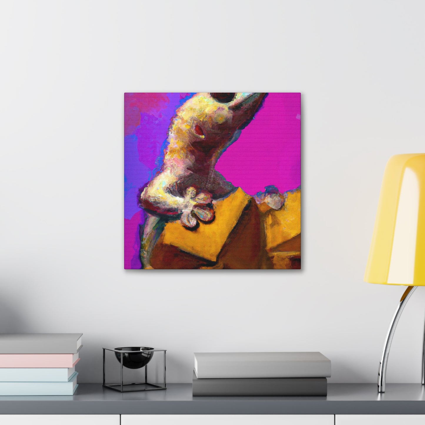 Crested Gecko Sunrise - Canvas