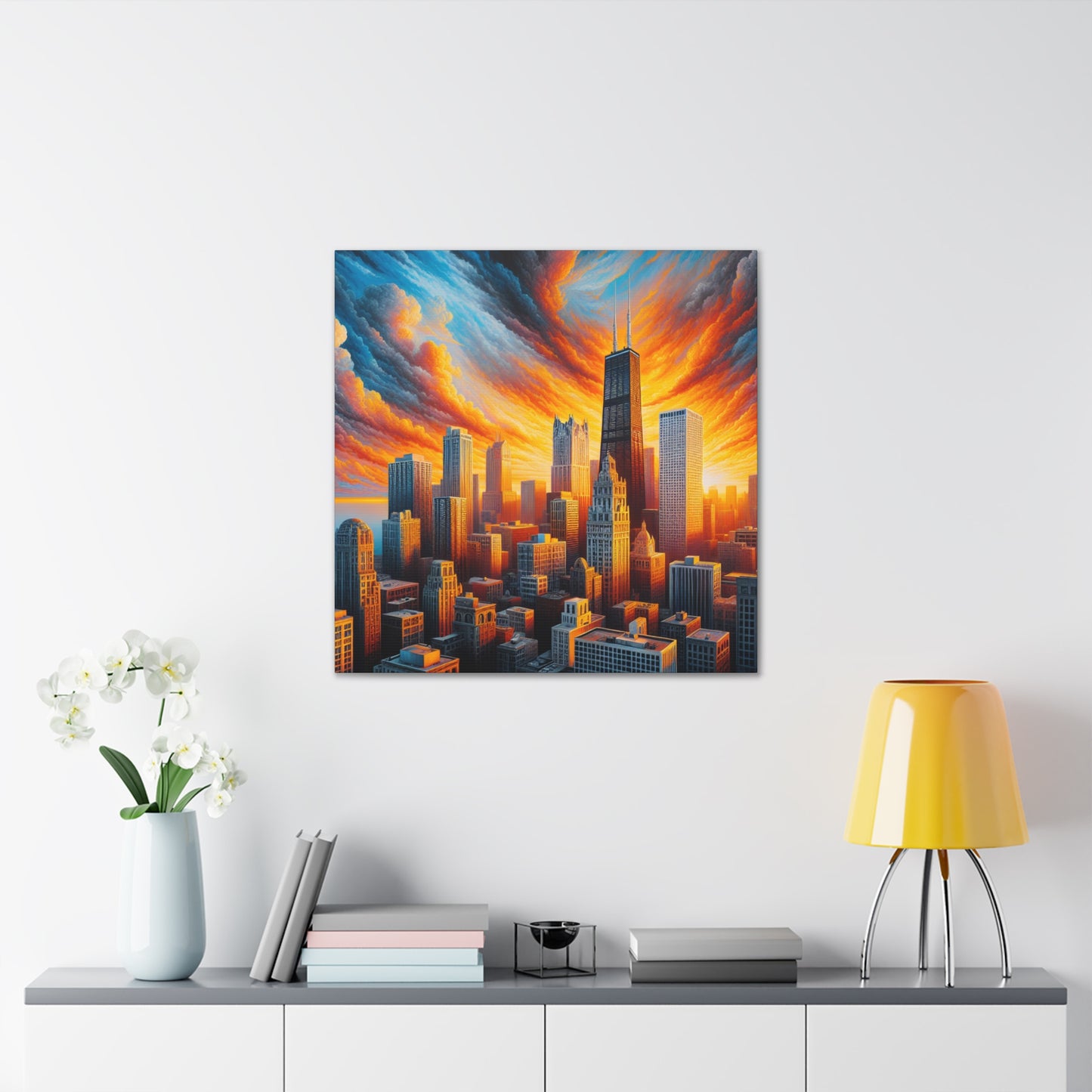 Midwest Metropolis Mural - Canvas