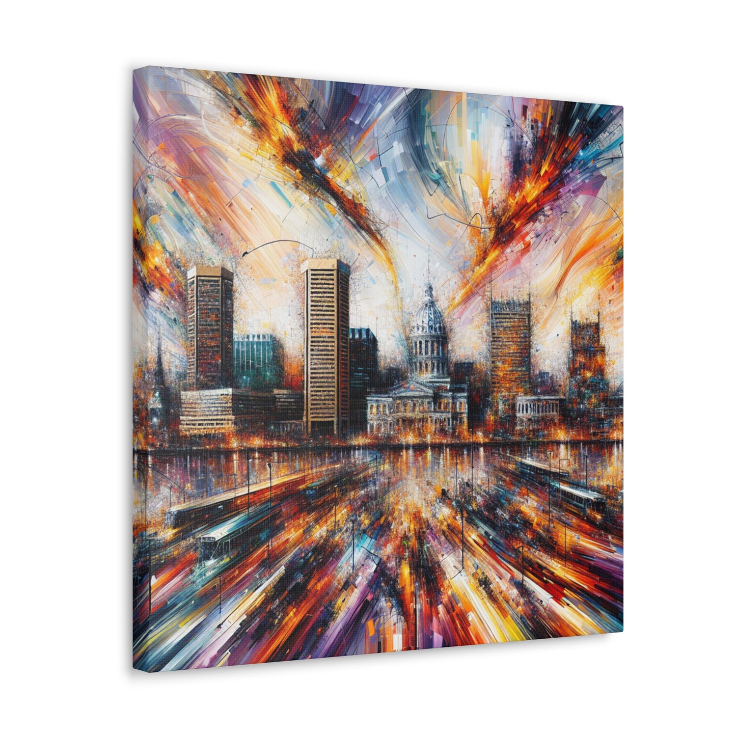 Urban Charm Unveiled - Canvas