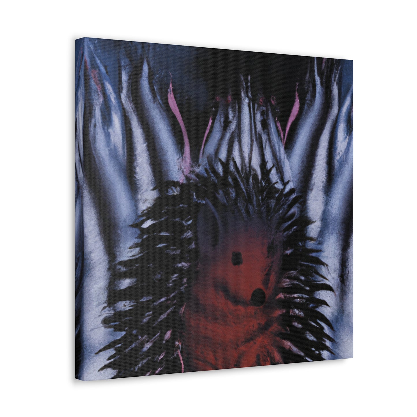 Porcupine Grandeur Drawing - Canvas