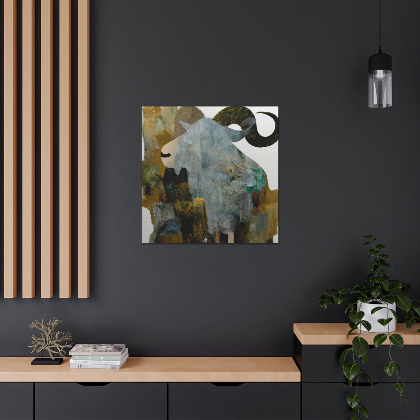 "Majestic Big Horn Rams" - Canvas