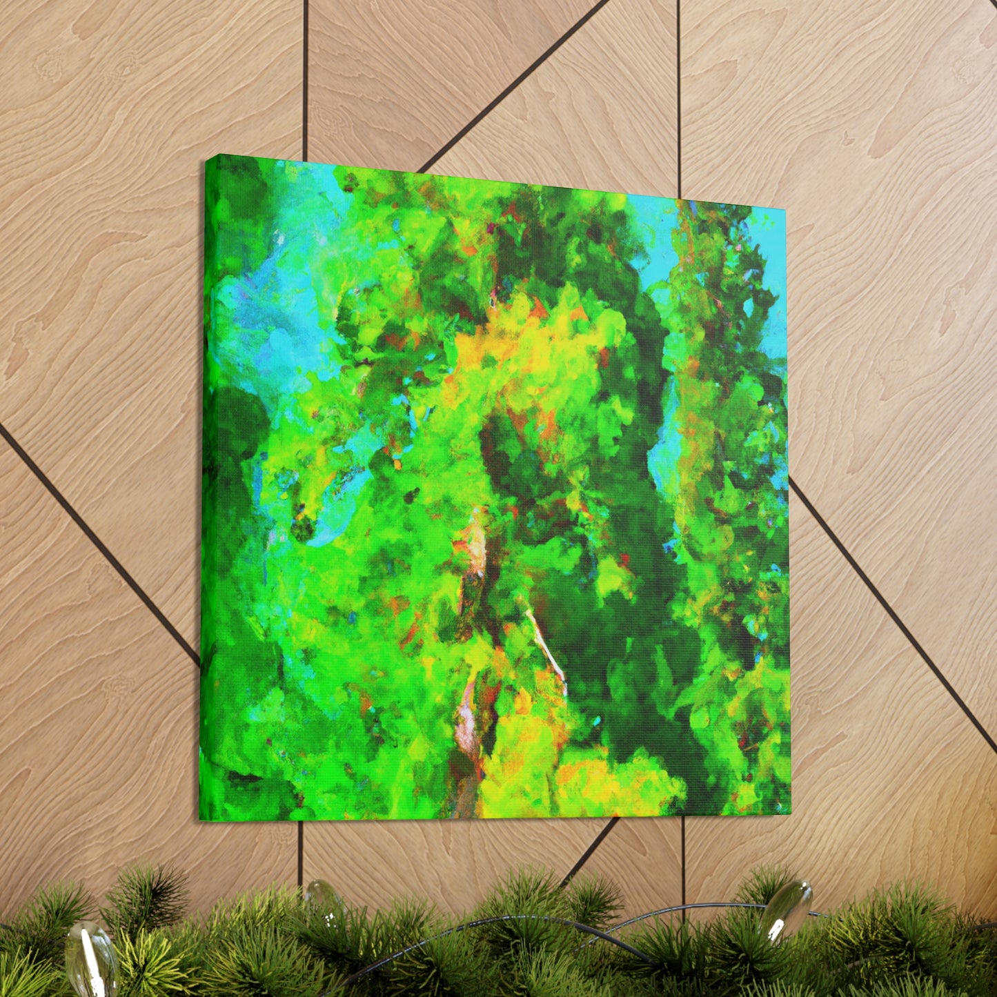 Cypress Tree Impressionism - Canvas