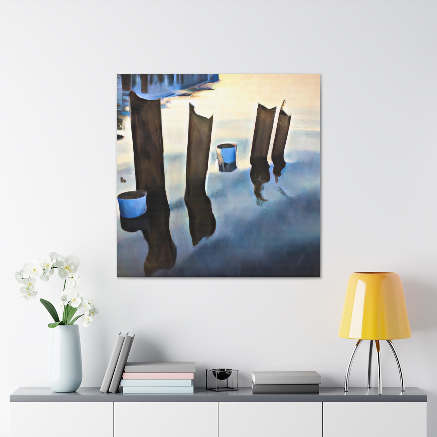 Seawall of Reflection - Canvas