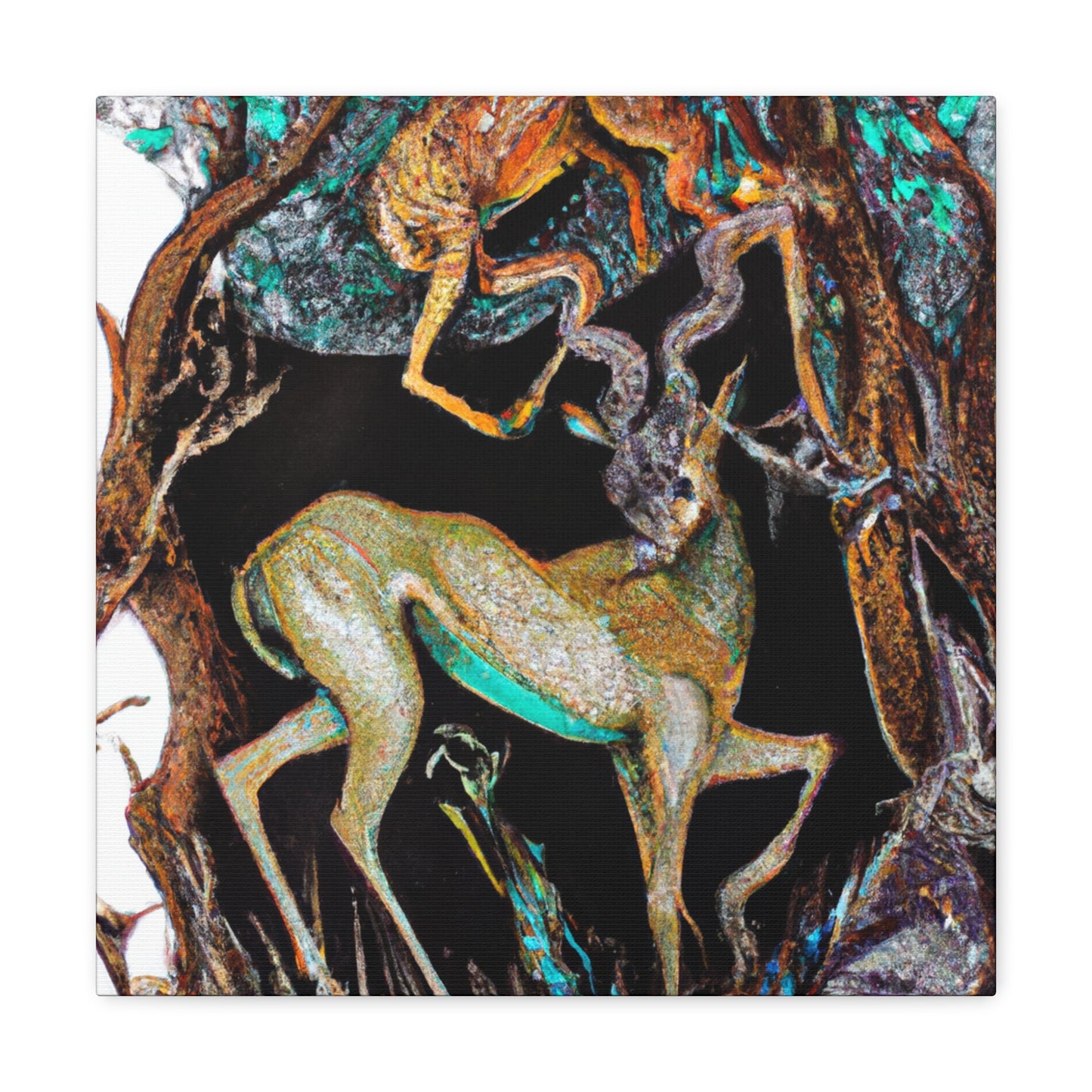 Antelope in Opulence - Canvas