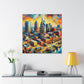 "Vibrant Melodies of Nashville" - Canvas